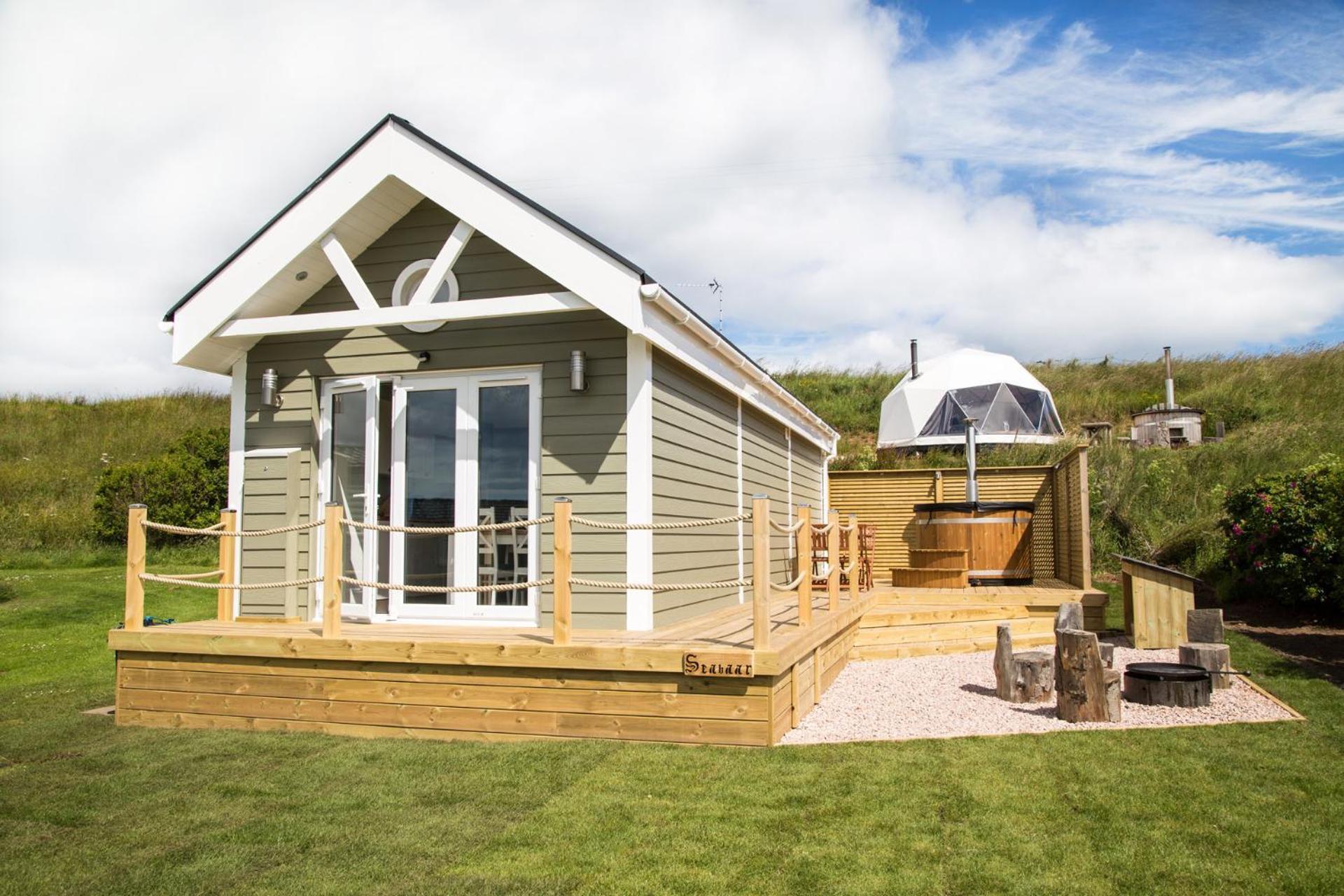 Sauchope Links Holiday Lodge And Glamping Park เครล ภายนอก รูปภาพ